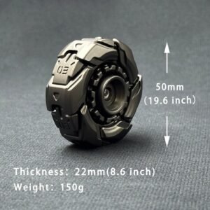 Armor Metal Fidget Spinner – Heavyweight Mecha Design (50mm, 150g) 7 Armor Metal Fidget Spinner – Heavyweight Mecha Design (50mm, 150g)