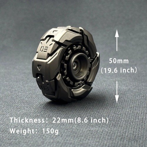 Armor Metal Fidget Spinner – Heavyweight Mecha Design (50mm, 150g) 2 Armor Metal Fidget Spinner – Heavyweight Mecha Design (50mm, 150g)