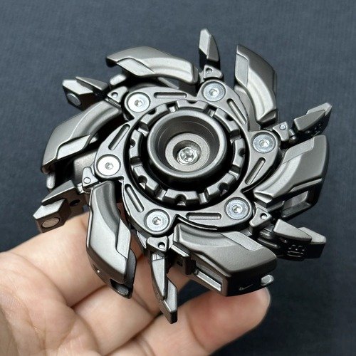 Armor Metal Fidget Spinner – Heavyweight Mecha Design (50mm, 150g) 1 Armor Metal Fidget Spinner
