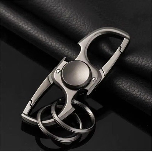 Multifunctional Metal Fidget Spinner Keychain with Bottle Opener 1 Multifunctional Metal Fidget Spinner