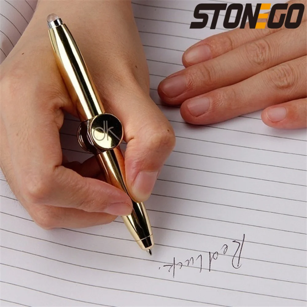 STONEGO LED Spinner Pen – Fidget Gyroscope Writing Pen 2 STONEGO LED Spinner Pen – Fidget Gyroscope Writing Pen - Image 2