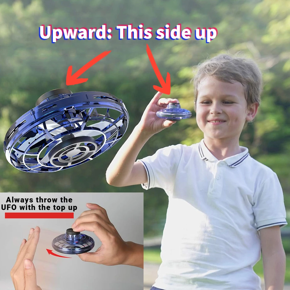 LED Flying UFO Spinner Fingertip – Mini Drone Hover Ball 5 LED Flying UFO Spinner Fingertip – Mini Drone Hover Ball - Image 5