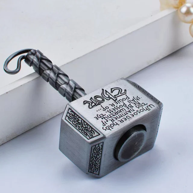 Wiitin Thor’s Battle Hammer Metal Fidget Spinner – Mjolnir Keychain Toy 5 Wiitin Thor’s Battle Hammer Metal Fidget Spinner – Mjolnir Keychain Toy - Image 5