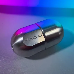 Magnetic Capsule Slider – Stainless Steel Fidget Spinner & Stress Relief Toy