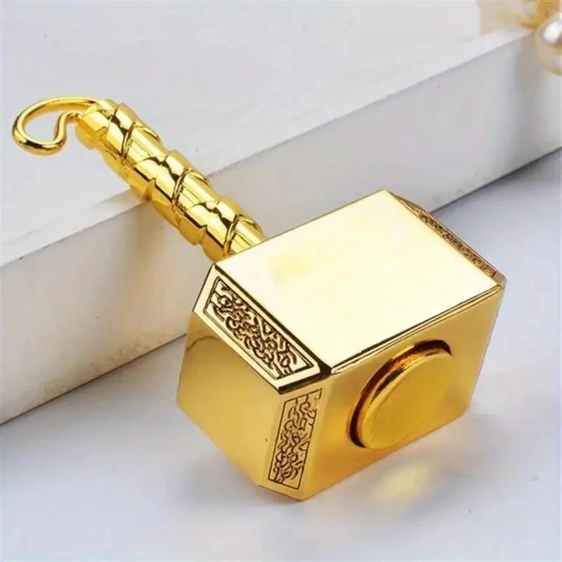 Wiitin Thor’s Battle Hammer Metal Fidget Spinner – Mjolnir Keychain Toy 4 Wiitin Thor’s Battle Hammer Metal Fidget Spinner – Mjolnir Keychain Toy - Image 4