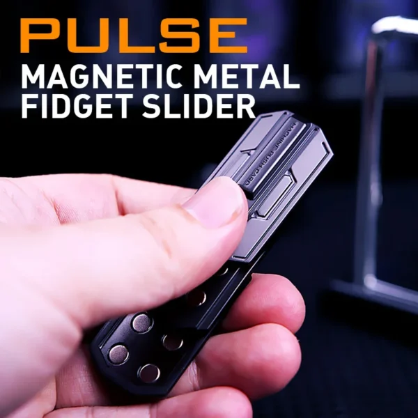 PULSE – Luminous Magnetic Metal Slider Fidget Toy - Image 3