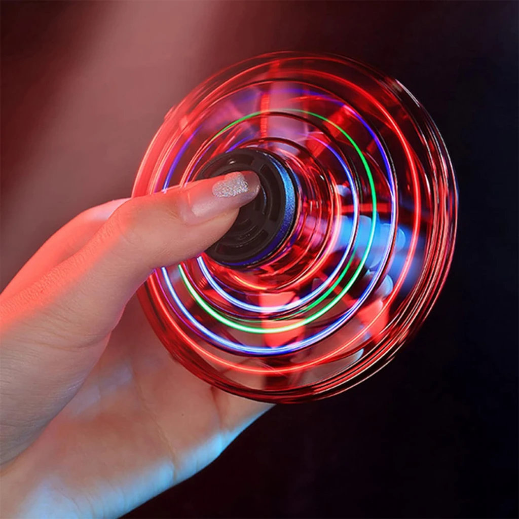 LED Flying UFO Spinner Fingertip – Mini Drone Hover Ball 3 LED Flying UFO Spinner Fingertip – Mini Drone Hover Ball - Image 3
