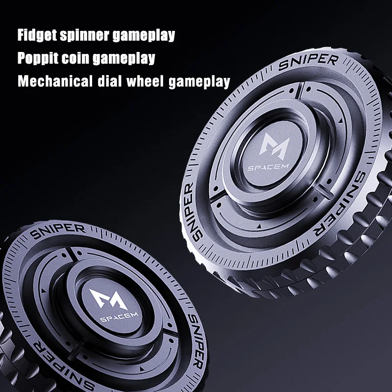 Sniper 3-in-1 Metal EDC Fidget Spinner – Push Card, Coin & Hand Spinner 3 Sniper 3-in-1 Metal EDC Fidget Spinner – Push Card, Coin & Hand Spinner - Image 3