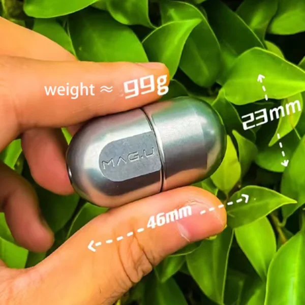 Magnetic Capsule Slider – Stainless Steel Fidget Spinner & Stress Relief Toy - Image 4