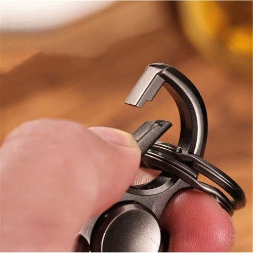 Multifunctional Metal Fidget Spinner Keychain with Bottle Opener 5 Multifunctional Metal Fidget Spinner Keychain with Bottle Opener - Image 5