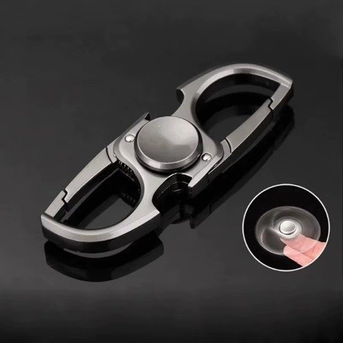 Multifunctional Metal Fidget Spinner Keychain with Bottle Opener 6 Multifunctional Metal Fidget Spinner Keychain with Bottle Opener - Image 6
