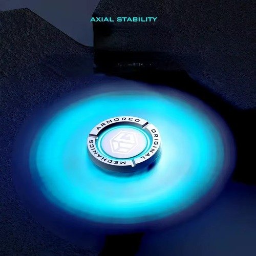 Luminous Metal Fidget Spinner – Silent Bearing Stress Relief Toy 3 Luminous Metal Fidget Spinner – Silent Bearing Stress Relief Toy - Image 3