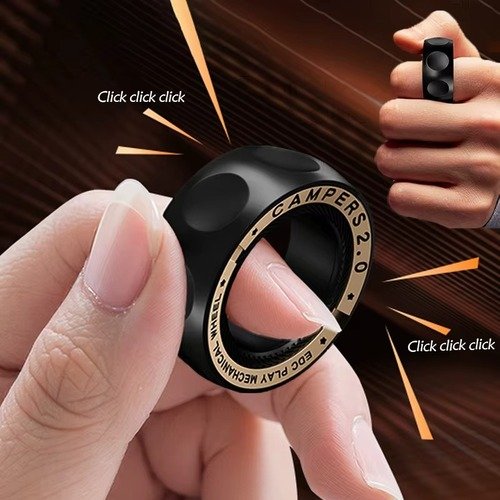 SPYSTAR Magnetic Ring Fidget Spinner – Campers 2.0 Stainless Steel Edition 2 SPYSTAR Magnetic Ring Fidget Spinner – Campers 2.0 Stainless Steel Edition - Image 2