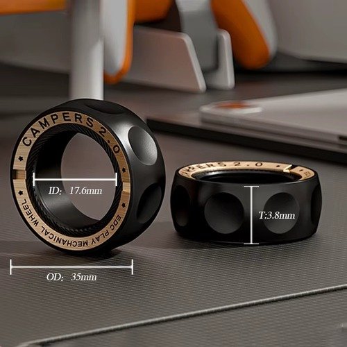 SPYSTAR Magnetic Ring Fidget Spinner – Campers 2.0 Stainless Steel Edition 4 SPYSTAR Magnetic Ring Fidget Spinner – Campers 2.0 Stainless Steel Edition - Image 4