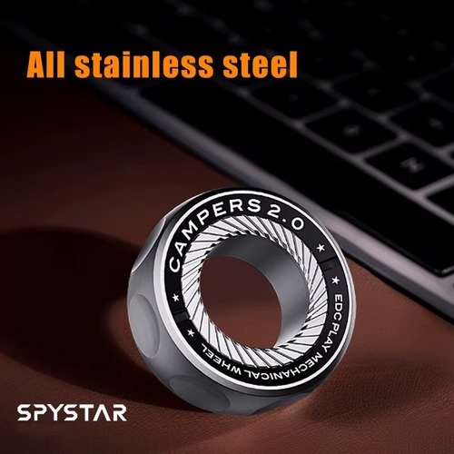 SPYSTAR Magnetic Ring Fidget Spinner – Campers 2.0 Stainless Steel Edition 6 SPYSTAR Magnetic Ring Fidget Spinner – Campers 2.0 Stainless Steel Edition - Image 6